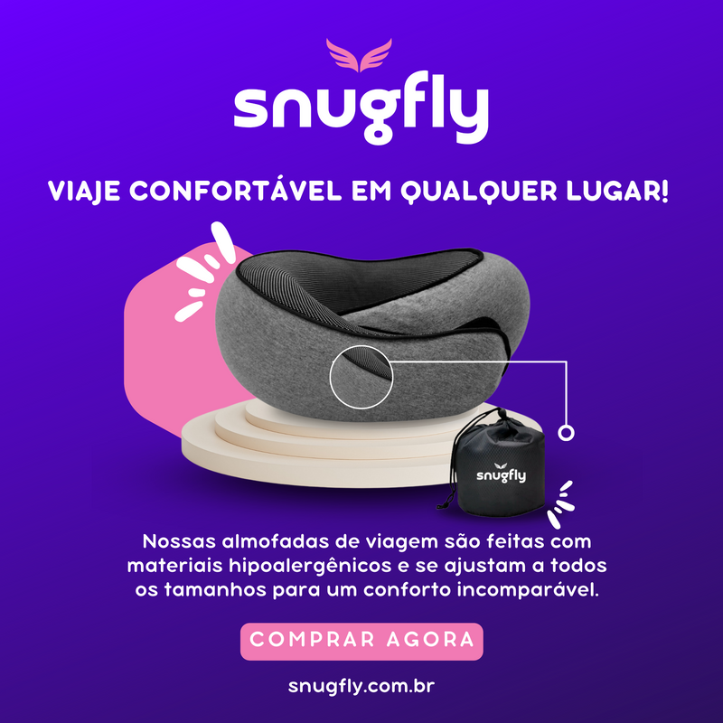 Travesseiro de viagem SnugFly