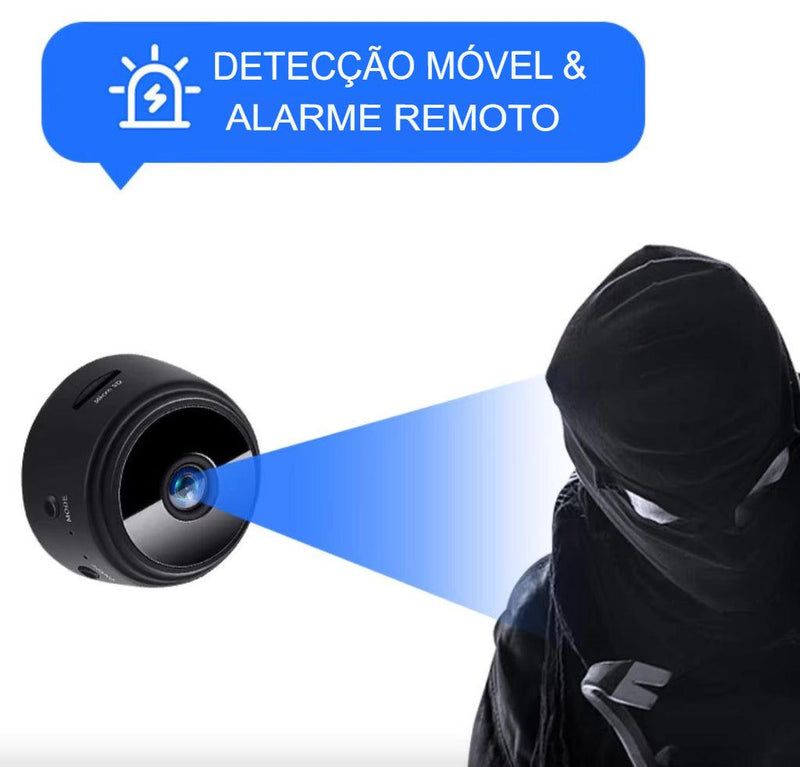 "Câmera Inteligente 360°: Controle Total da Sua Casa a Qualquer Momento!"