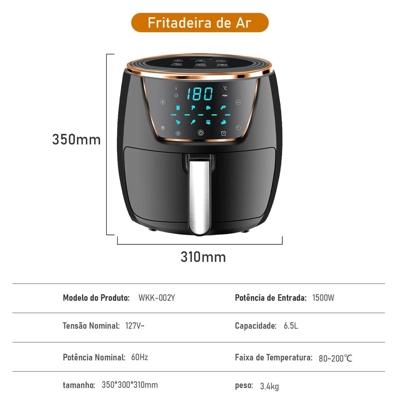 Air Fryer Sem Óleo com Frete Grátis - Seu Presente Perfeito para Cozinhar de Forma Saudável!