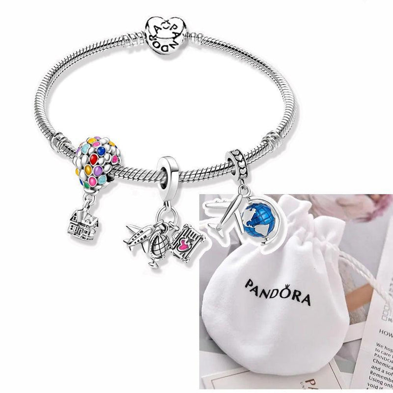 "Estilo Atemporal: Pulseira Berloque Pandora em Prata 925"